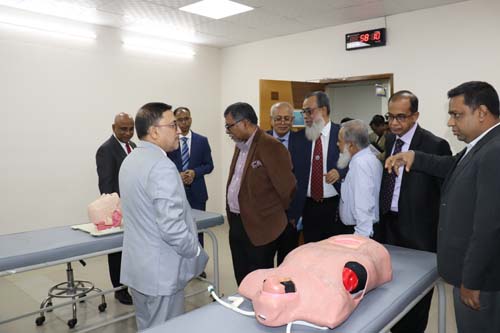 Mr. Zahid Maleque M.P, Honorable Minister, Ministry of Health and Family Welfare (MOHFW) visit the departments of BCPS and joint in a meeting with the Councillors and Past President’s of the College on 2nd December 2019
