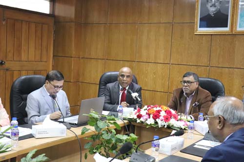 Mr. Zahid Maleque M.P, Honorable Minister, Ministry of Health and Family Welfare (MOHFW) visit the departments of BCPS and joint in a meeting with the Councillors and Past President's of the College on 2nd December 2019